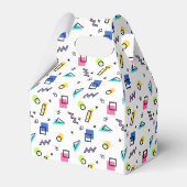 90s Vibe Eenvoudige vormen & contouren Favor Box Bedankdoosjes (Achterkant)