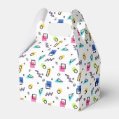 90s Vibe Eenvoudige vormen & contouren Favor Box Bedankdoosjes (Voorkant Zijde)