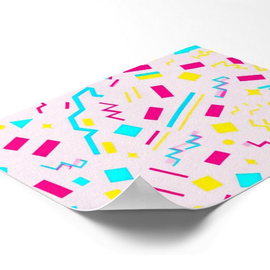 90's Vibe Pattern Poster (Hoek)