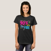 90's VIBE Retro Cassette Shutter Zonnebril T-shirt (Voorkant volledig)