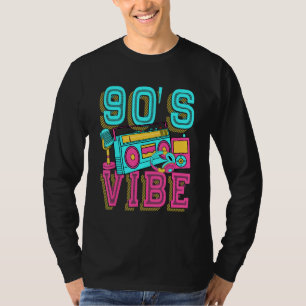 90s Vibe Vintage Jaren 90 Muziek 90s Kostuumfeest  T-shirt