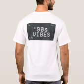 90s Vibes Retro Glitch Design T-shirt (Achterkant)
