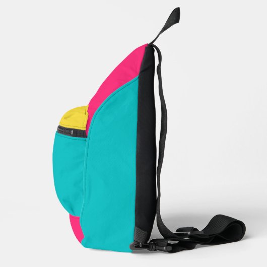 90s vibes, Retro Roller Schaatsen icoon Sling Bag (Rechts)