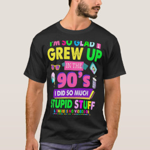 90s voor dames en heren en 90s festival kostuum t-shirt