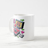 90s Zieke game Koffiemok (Voorkant links)