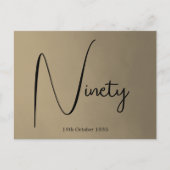 90ste 90ste verjaardagsfeest uitnodiging voor mann (Voorkant)