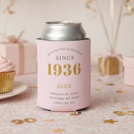 90ste verjaardag 1936 herinnering elegant geperson blikjeskoeler