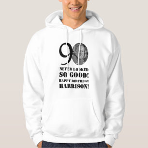 90ste verjaardag 90 nooit zo goed geweest aangepas hoodie