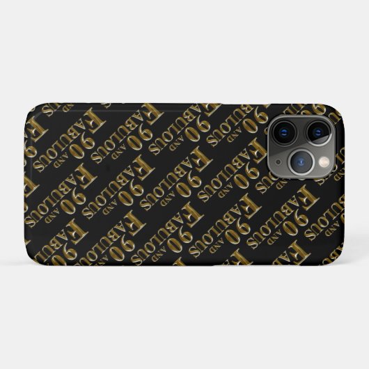 90ste verjaardag Case-Mate iPhone case (Achterkant (horizontaal))
