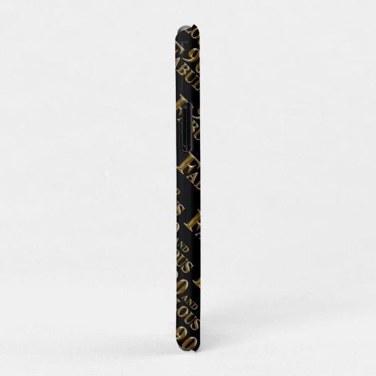 90ste verjaardag Case-Mate iPhone case (Achterkant/rechts)