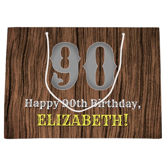 90ste verjaardag: Country Western geïnspireerd uit Groot Cadeauzakje (Voorkant)