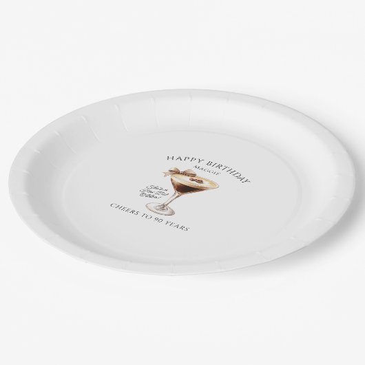 90ste verjaardag Custom Paper Bord Espresso Martin (Gekanteld)