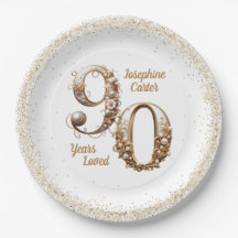 90ste verjaardag Elegant Feest
