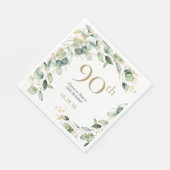 90ste verjaardag Eucalyptus Servet (Hoek)