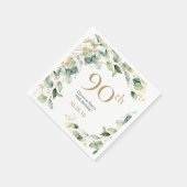 90ste verjaardag Eucalyptus Servet (Hoek)