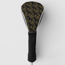 90ste verjaardag  golfheadcover