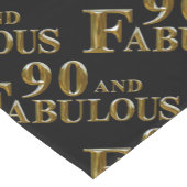 90ste verjaardag  korte tafelloper (Hoek)