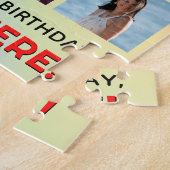 90ste verjaardag: Leuke regenboog #, aangepaste na Legpuzzel (Zijkant)