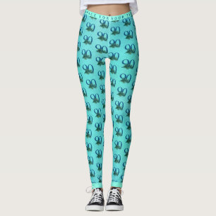 90ste verjaardag of jubileum Pauwveren Leggings