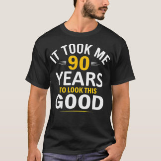 90ste verjaardag ontwerp kostte me 90 jaar 90 jaar t-shirt