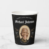 90ste Verjaardag Ouder tot perfectie Classic  Papieren Bekers (Achterkant)