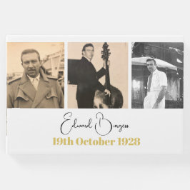 90ste verjaardag Persoonlijke 3 Foto Momento Verja Gastenboek