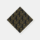 90ste verjaardag  servet (Hoek)