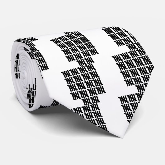 90ste verjaardag stropdas (Opgerold)