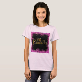 90ste verjaardag  t-shirt