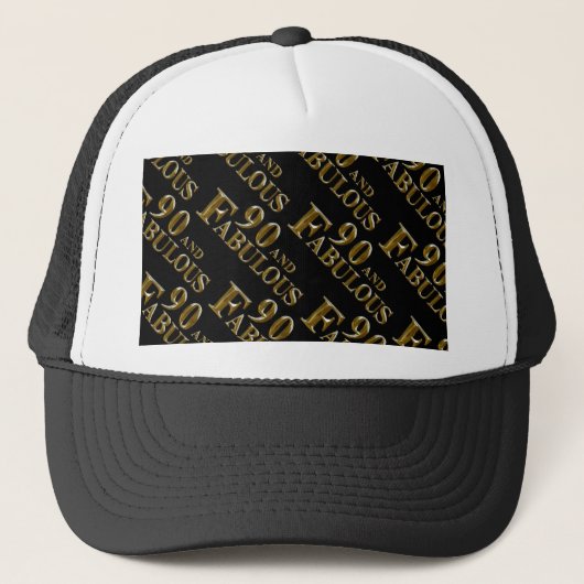 90ste verjaardag  trucker pet (Voorkant)