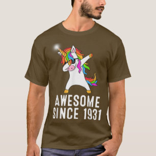 90ste verjaardag , unicorn dab , Geweldige sinds 1 T-shirt