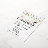 90ste verjaardagsfeest uitnodiging elegant (Gedraaid)