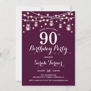 90ste verjaardagsfeestje - Bourgogne Kaart