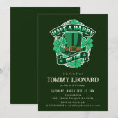 90ste verjaardagsfeestje Leprechaun Pet Shamrock I Kaart (Voorkant / Achterkant)