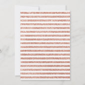 90ste verjaardagsfeestje - Roos Gold White Kaart (Achterkant)