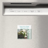 90ste verjaardagsfeestje Save the Date Magnet (Insitu (Vaatwasser))