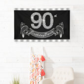 90ste verjaardagsfeestje spandoek (Insitu)