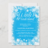 90ste verjaardagsfeestje Winter Wonderland Sneeuwv Kaart (Voorkant)