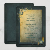 90ste verjaardagsuitnodiging kaart (Voorkant / Achterkant)