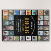 90th Birthday 1936 Family Memories Photo Collage Legpuzzel (Horizontaal)