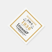 90th Birthday Born 1936 White Gold Legend Servet (Hoek)