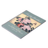 90th Birthday Celebration Butterfly Custom Guest B Notitieboek (Linkerzijde)