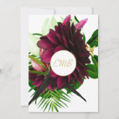 90th Birthday Floral Gold White Elegant Birthday Kaart (Achterkant)