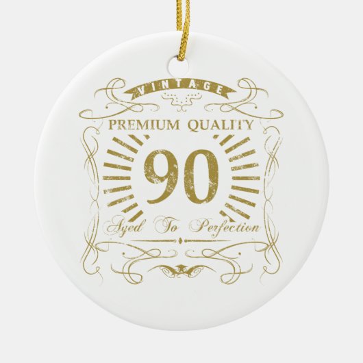90th Birthday Gag Gift Keramisch Ornament (Voorkant)