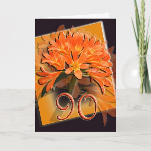 90th Birthday Greeting Card Kaart (Voorkant)