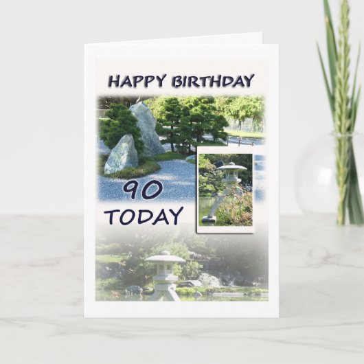 90th Birthday Greeting Card Kaart (Voorkant)