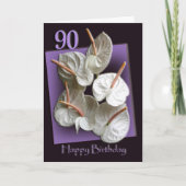 90th Birthday Greeting Card Kaart (Voorkant)