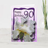 90th Birthday Greeting Card Kaart (Voorkant)