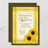90th Birthday Invitation | Land Zonnebloem Kaart (Voorkant / Achterkant)