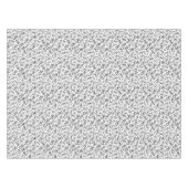 90th Birthday Party Number Pattern Black and White Tafelkleed (Voorkant (Horizontaal))